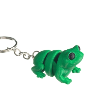 Żaba zielona- brelok do kluczy